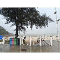 溪涌之行，6月風(fēng)雨擋不住激埃特的熱情